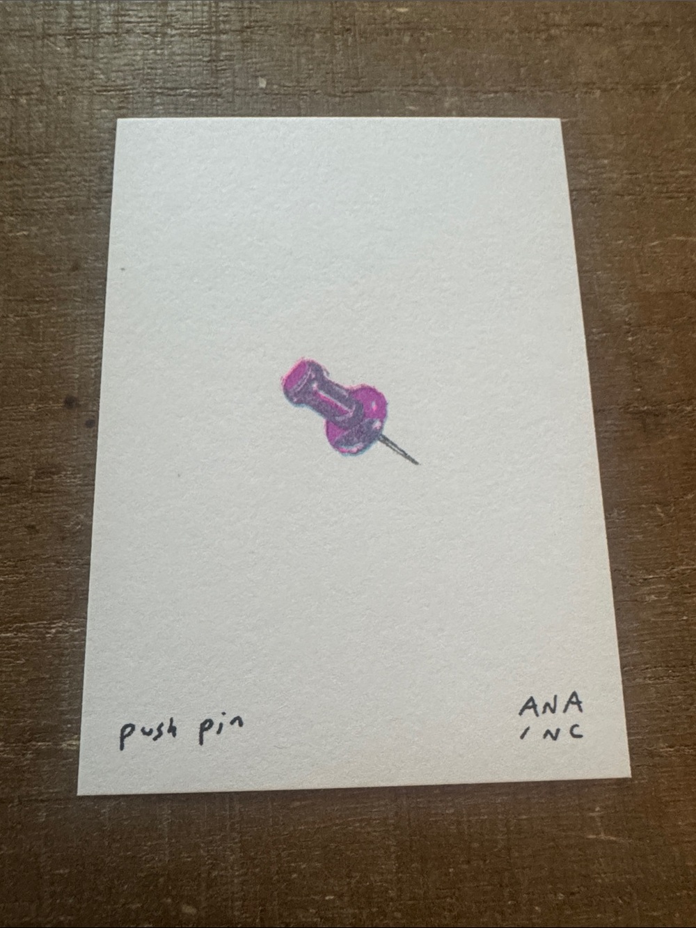 Inciardi -  Push Pin - Mini Print